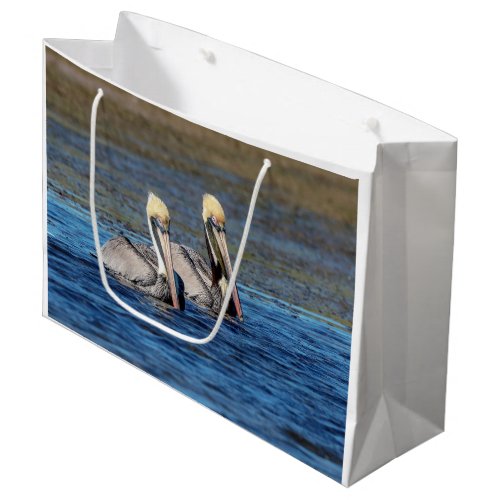 Pair of Pelicans Large Gift Bag