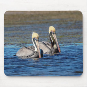 Pair of Pelicans Mouse Pad