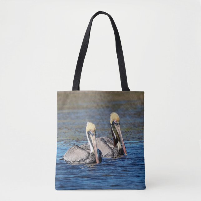 Pair of Pelicans Tote Bag (Front)