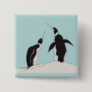 pair of penguins button