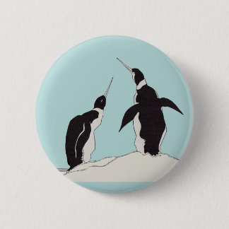 pair of penguins button