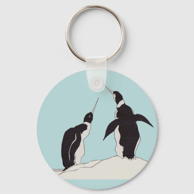 pair of penguins keychain (Front)