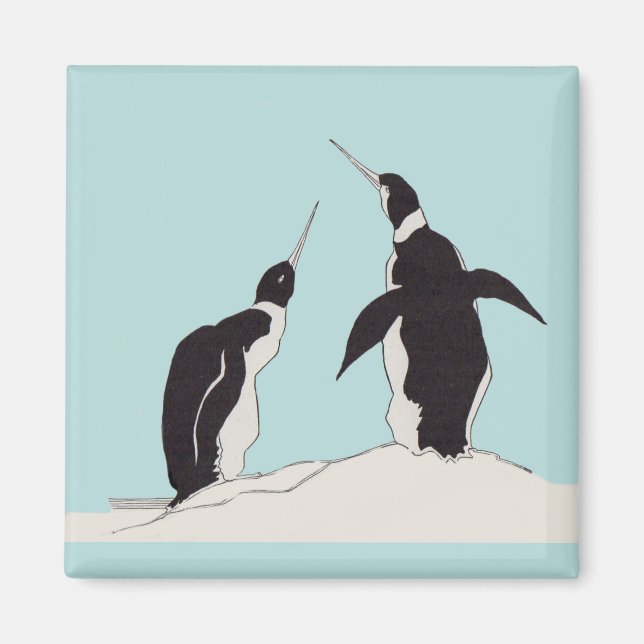 pair of penguins magnet (Front)