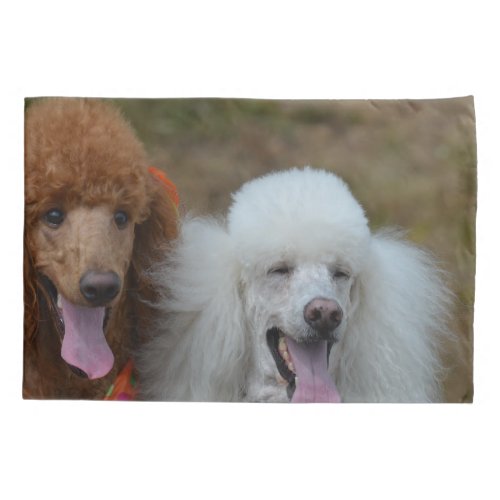 Pair of Poodles Pillowcase