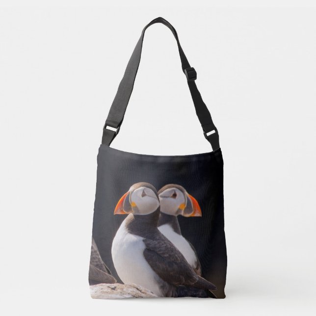Pair of Puffins Crossbody Bag (Front)