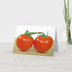 pair of ripe tomatoes spouse anniversary card