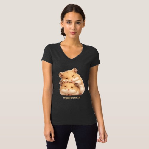 Pair of snuggling hamsters SnuggleHamstercom T_Shirt