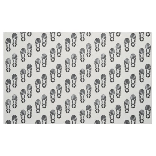 Pair of sportive shoesprint fabric