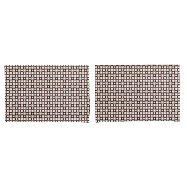 Pair of Standard Size Pillowcases/Squares Pillow Case (Front-Set)