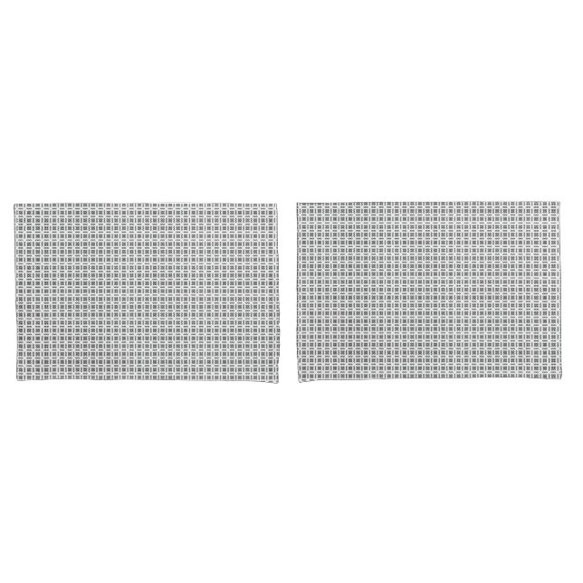 Pair of Standard Size Pillowcases/Squares Pillow Case (Front-Set)