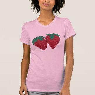 Pair of Strawberries Strawberry Painting Shirts