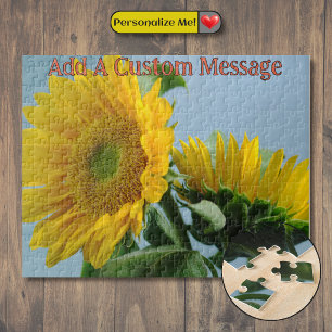 Pair of Sunflowers Jigsaw Puzzle