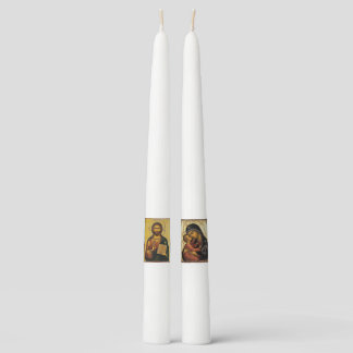 Pair of Taper Candles: Orthodox Christain Wedding Candle