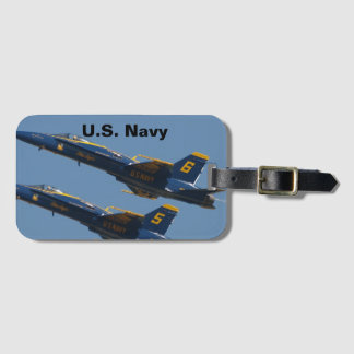 Pair of U.S. Navy Blue Angels Acrylic Luggage Tag