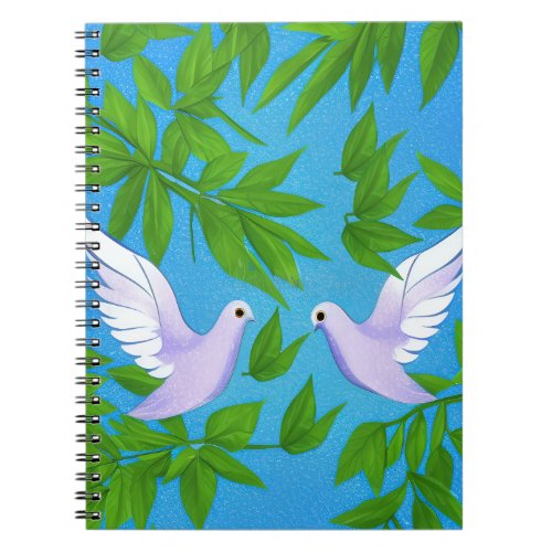 Pair of White Doves Notebook