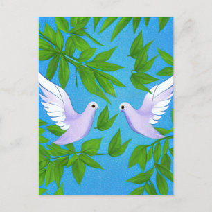 Pair of White Doves Postcard