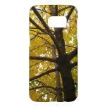 Pair of Yellow Maple Trees Autumn Nature Samsung Galaxy S7 Case