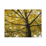 Pair of Yellow Maple Trees Autumn Nature Doormat