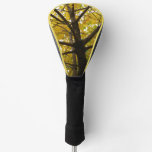Pair of Yellow Maple Trees Autumn Nature Golf Head Cover