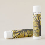 Pair of Yellow Maple Trees Autumn Nature Lip Balm