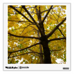 Pair of Yellow Maple Trees Autumn Nature Wall Decal
