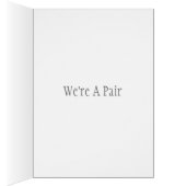 "Pair" (with message inside) Cards (Inside (Right))