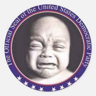 Pairity sticker, Democratic Cry babies Party Seal