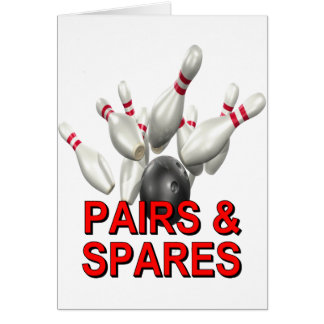 Pairs & Spares Bowling Cards