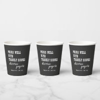 Pairs Well Divorce Paper Black Just Divorced Party