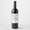 Pairs Well with a Global Pandemic Wine Label