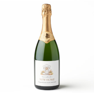 Pairs Well With A New Fall Home Housewarming Gift  Sparkling Wine Label