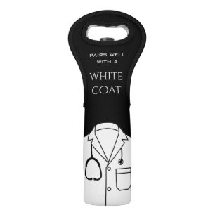 Pairs Well With White Coat Ceremony Wine Tote
