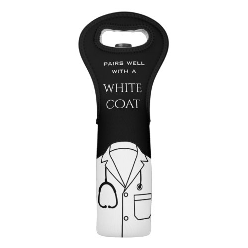 Pairs Well With White Coat Ceremony Wine Tote