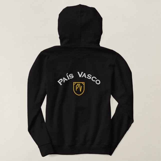 Pais Vasco Embroidered Hoodie (Design Back)