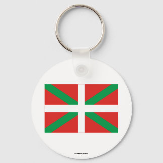 País Vasco (Euskadi) flag Keychain