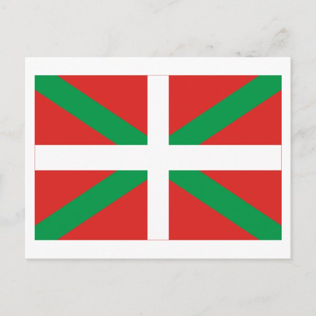 País Vasco (Euskadi) flag Postcard (Front)