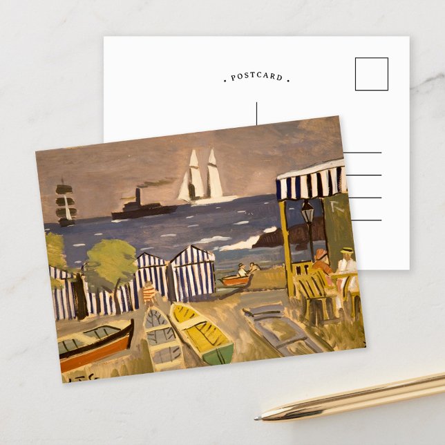 Paisaje de Playa | Joaquín Torres-García Postcard (Creator Uploaded)