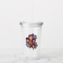 Paisely Flower Scooby-Doo and the Gang Acrylic Tumbler