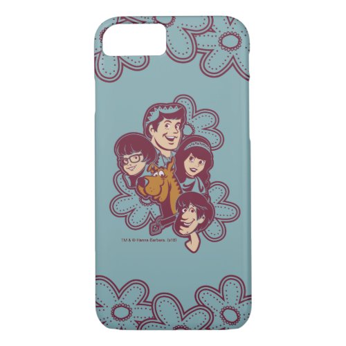 Paisely Flower Scooby_Doo and the Gang iPhone 87 Case