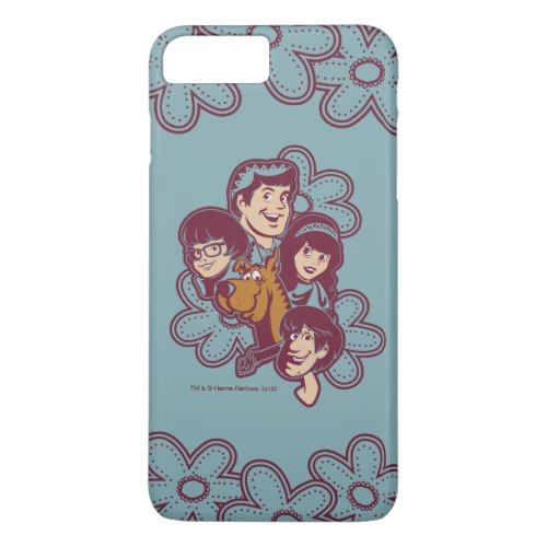 Paisely Flower Scooby_Doo and the Gang iPhone 8 Plus7 Plus Case