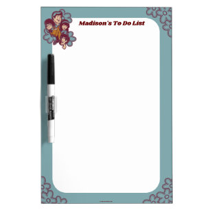 Paisely Flower Scooby-Doo and the Gang Dry Erase Board