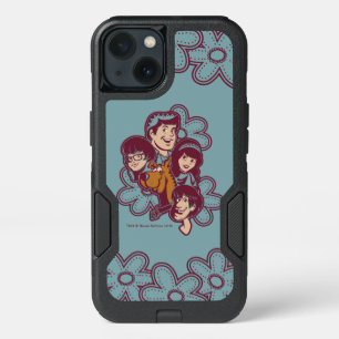 Paisely Flower Scooby-Doo and the Gang iPhone 13 Case
