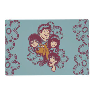Paisely Flower Scooby-Doo and the Gang Placemat