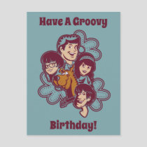 Paisely Flower Scooby-Doo and the Gang Postcard