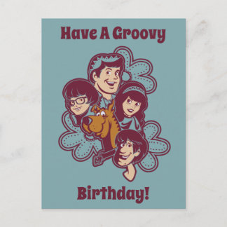 Paisely Flower Scooby-Doo and the Gang Postcard