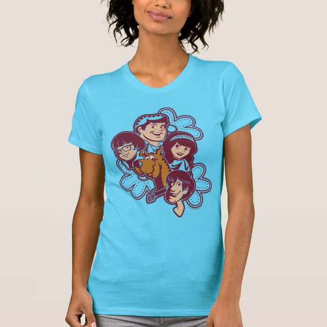 Paisely Flower Scooby-Doo and the Gang T-Shirt (Front)