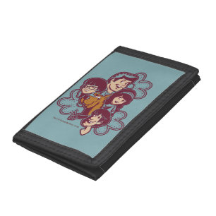 Paisely Flower Scooby-Doo and the Gang Tri-fold Wallet