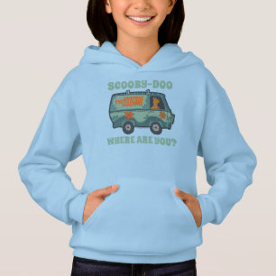 Paisely Scooby-Doo Driving Mystery Machine Hoodie