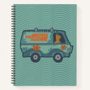 Paisely Scooby-Doo Driving Mystery Machine Notebook