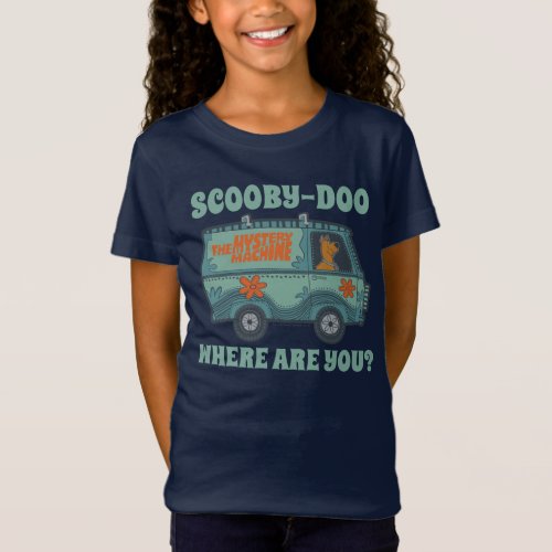 Paisely Scooby_Doo Driving Mystery Machine T_Shirt